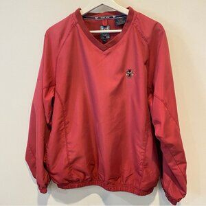 Sunice Vintage Windbreaker Pullover in Men's M - Rusty Red